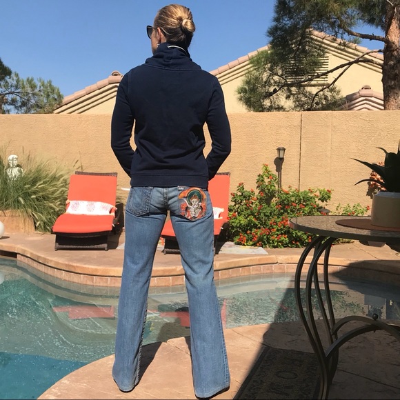 MAISON SCOTCH Navy Blue sweatshirt. - Picture 3 of 8